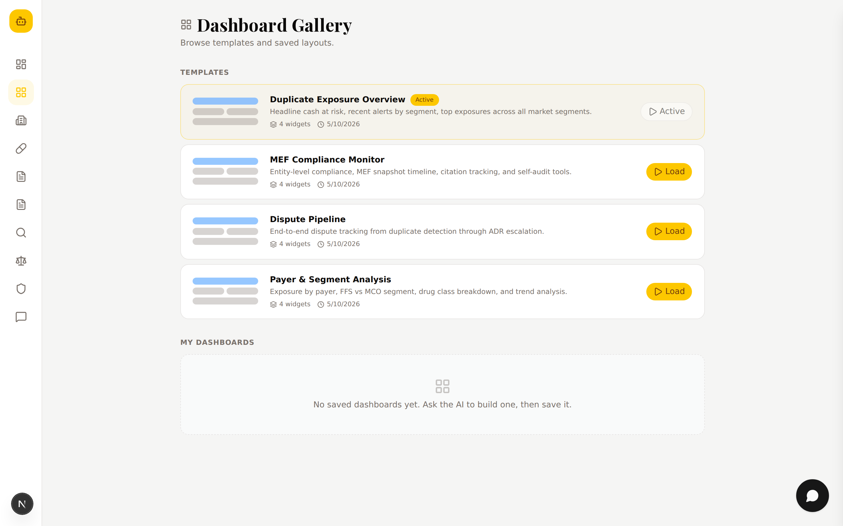 Custom Dashboards