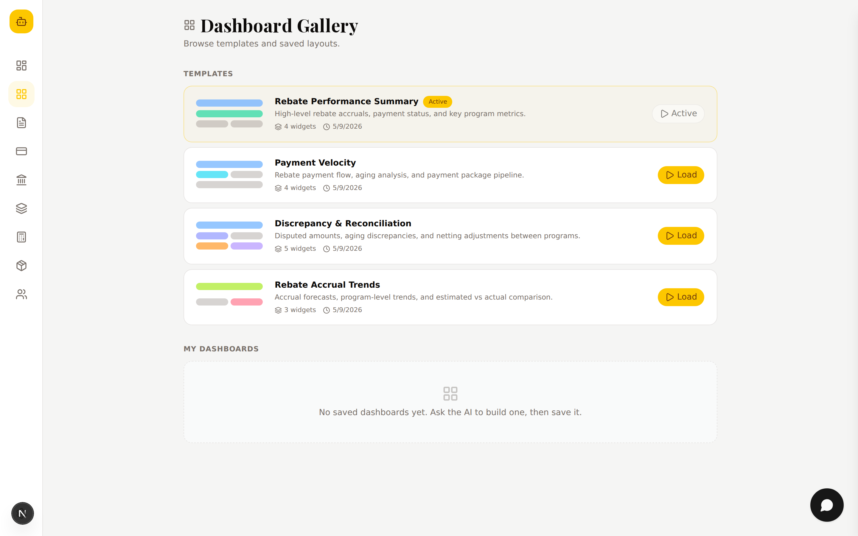 Custom Dashboards