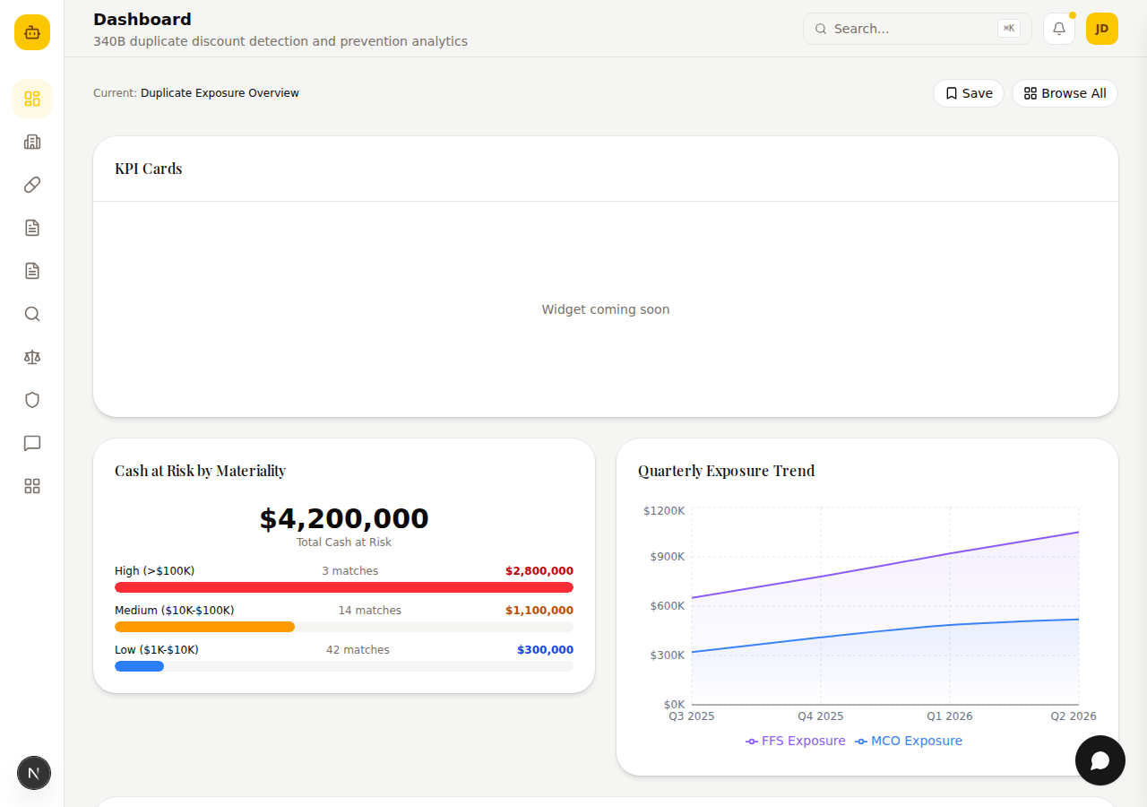 Global Sidebar Navigation